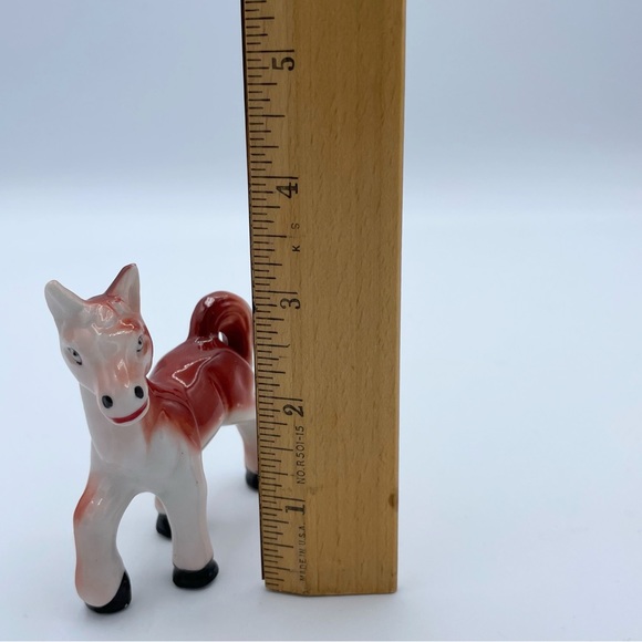 Sweet 🐴 Little Smiling Vintage Pony Horse Figurine Made in Japan Porcelain - Picture 12 of 16